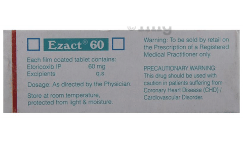 Ezact 60 Tablet image
