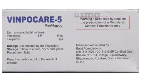 Vinpocare 5 Tablet image