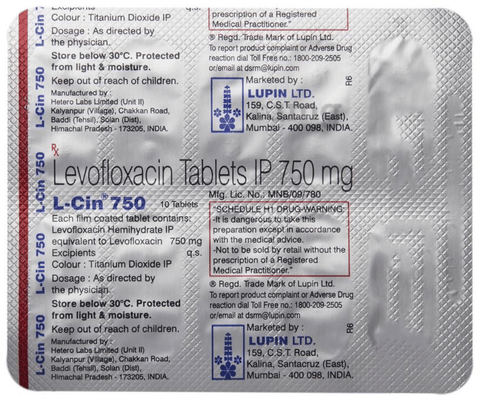 L-Cin 750 Tablet image