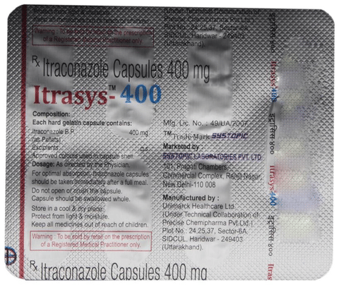 Itrasys 400 Capsule image