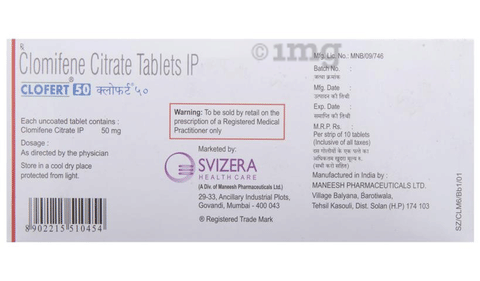 Clofert 50 Tablet image Clofert 50 Tablet image