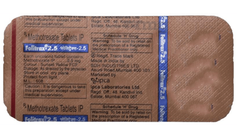 Folitrax 2.5 Tablet image