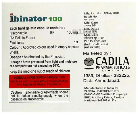 Ibinator 100 Capsule image