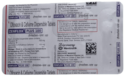 Zenflox-Plus 100 Tablet image