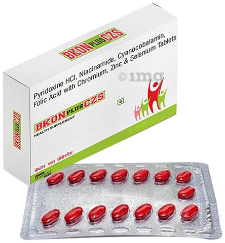 Bkon Plus CZS Vitamin B Complex Tablet image Bkon Plus CZS Vitamin B Complex Tablet image