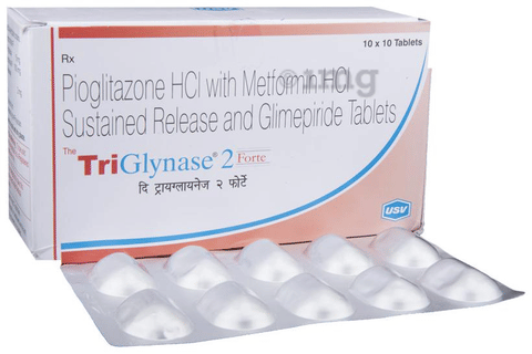 Triglynase 2 Forte Tablet SR image