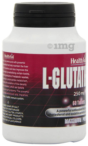 glutathione tablets 250mg Health Aid L-Glutathione 250 mg 60 Tablets Online in Qatar – Care n Cure  Online Pharmacy Qatar