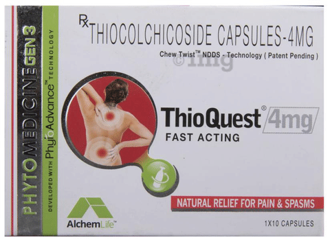 Thioquest 4mg Fast Acting Capsule image