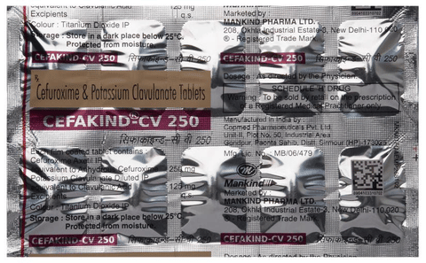 Cefakind-CV 250 Tablet image