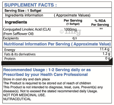 Pharmgrade CLA Softgels image Pharmgrade CLA Softgels image