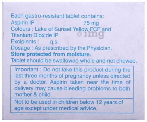 Ecosprin 75 Tablet image