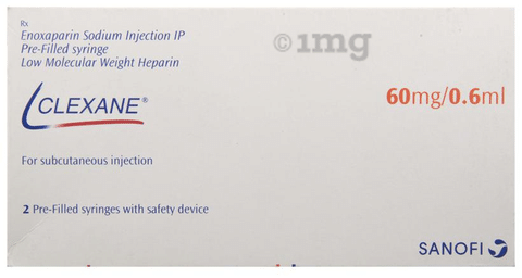 Clexane 60mg Injection (0.6ml Each)