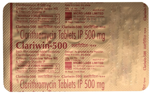 Clariwin 500 Tablet image