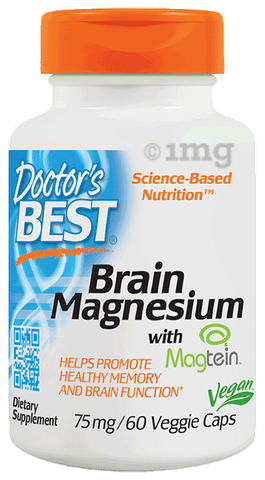 Doctor's Best Brain Magnesium with Magtein 75mg Veggie ...