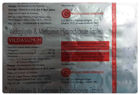 Vildasum-M Tablet image