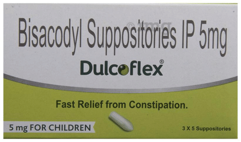 Dulcoflex 5mg Suppository for Children | Eases Constipation image