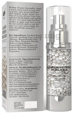 WOW Skin Science Flawless Whitening Pearl Serum