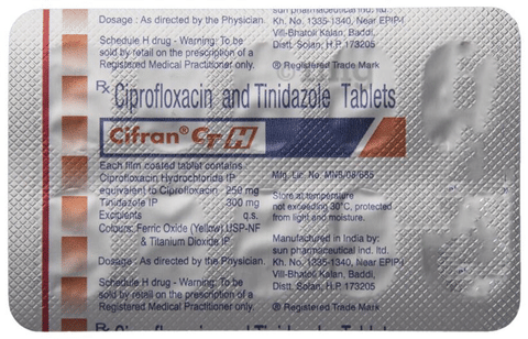 Cifran C TH Tablet image