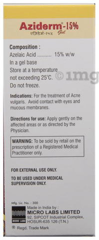 Aziderm 15% Gel