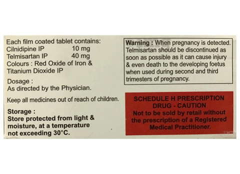 Cilnitab T 40 Tablet image Cilnitab T 40 Tablet image