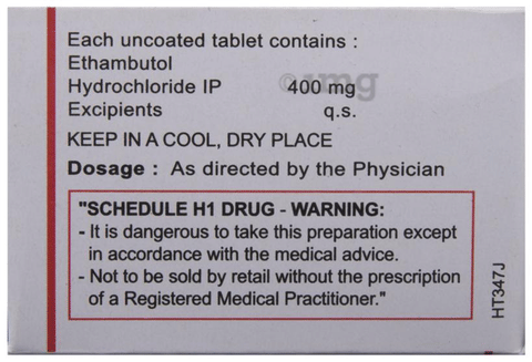 Mycobutol 400 Tablet image