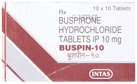 Buspin 10 Tablet image
