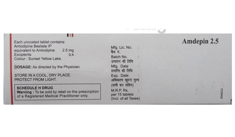 Amdepin 2.5 Tablet image
