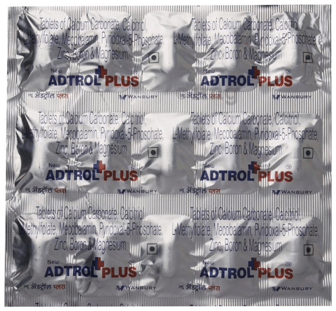 Adtrol Plus Tablet: Buy strip of 15 tablets at best price in ...