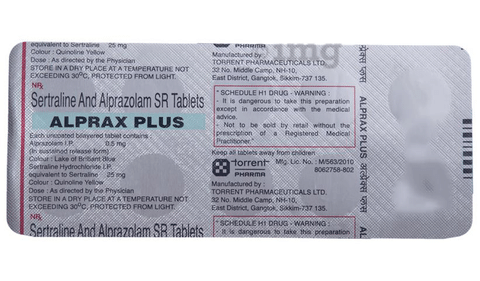 Alprax Plus Tablet SR: View Uses, Side Effects, Price and Substitutes