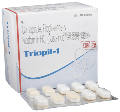 Triopil 1 Tablet SR image Triopil 1 Tablet SR image