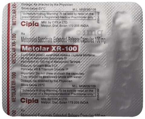 MetoLAR XR 100 Capsule image MetoLAR XR 100 Capsule image