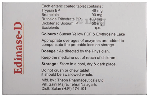 Edinase-D  Tablet image