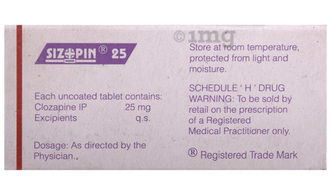 SizoPIN 25 Tablet image
