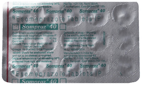Sompraz 40 Tablet image
