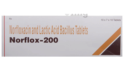 NORflox 200 Tablet image