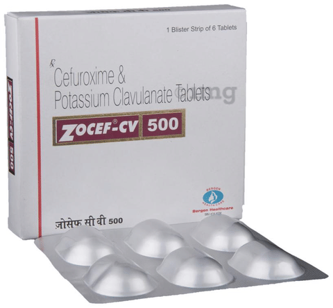 Zocef-CV 500 Tablet image