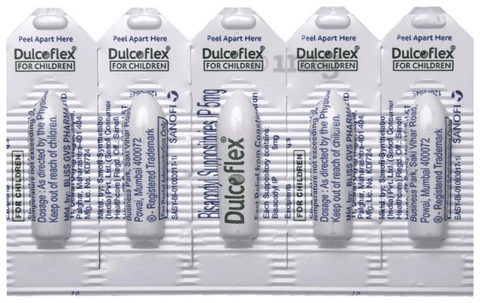 Dulcoflex 5mg Suppository for Children | Eases Constipation image