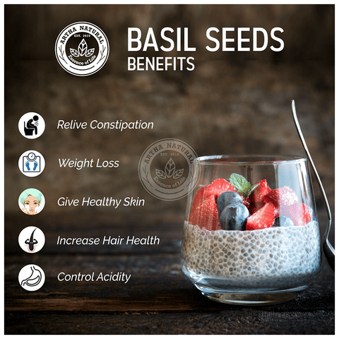 Artha Natural Basil Seeds 3