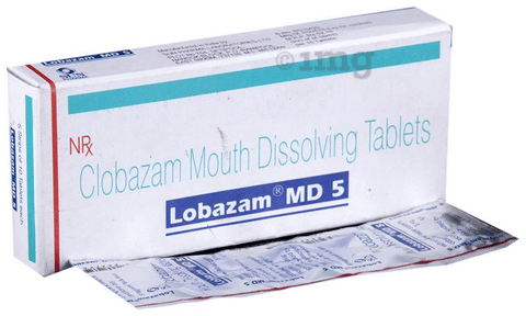 Lobazam MD 5 Tablet image