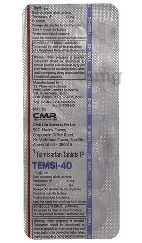 Temsi 40 Tablet image Temsi 40 Tablet image