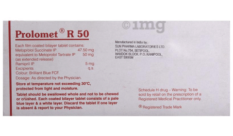 Prolomet R 50 Tablet ER image
