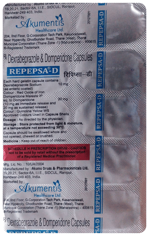 Repepsa D 30mg/10mg Capsule image