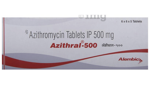 Azithral 500 Tablet image