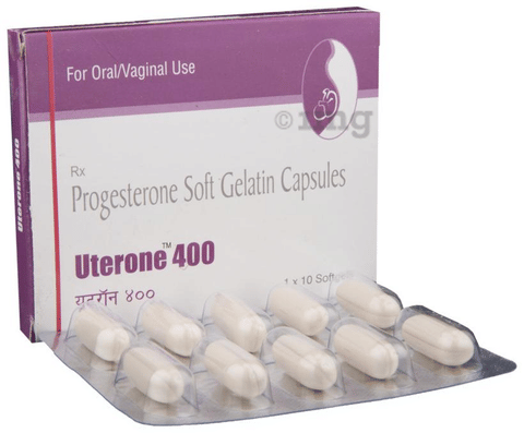 Uterone 400 Capsule image