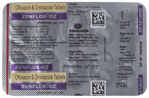 Zenflox-OZ Tablet image