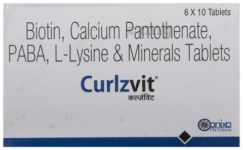 Curlzvit Tablet: Buy strip of 10 tablets at best price in India | 1mg