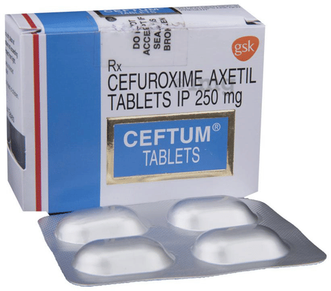Ceftum 250mg Tablet image