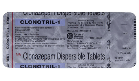 Clonotril 1 Tablet image Clonotril 1 Tablet image
