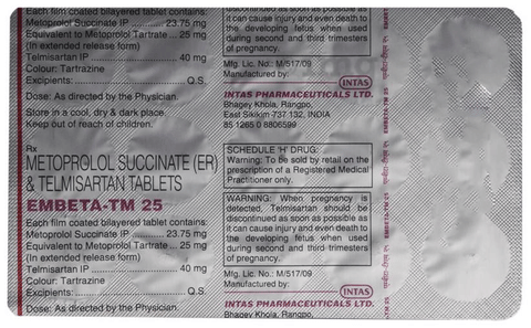 Embeta-TM 25 Tablet ER image