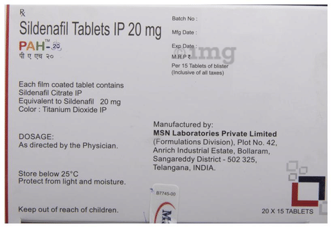 PAH 20 Tablet image